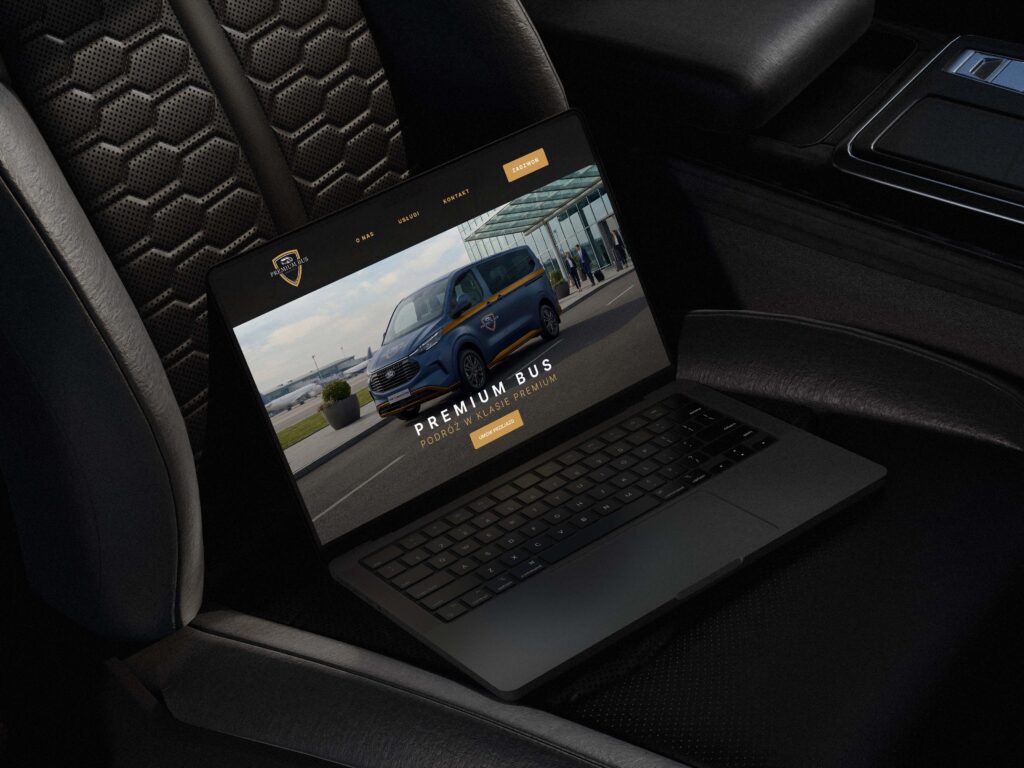 Premium Bus - Strona internetowa, logo, social media