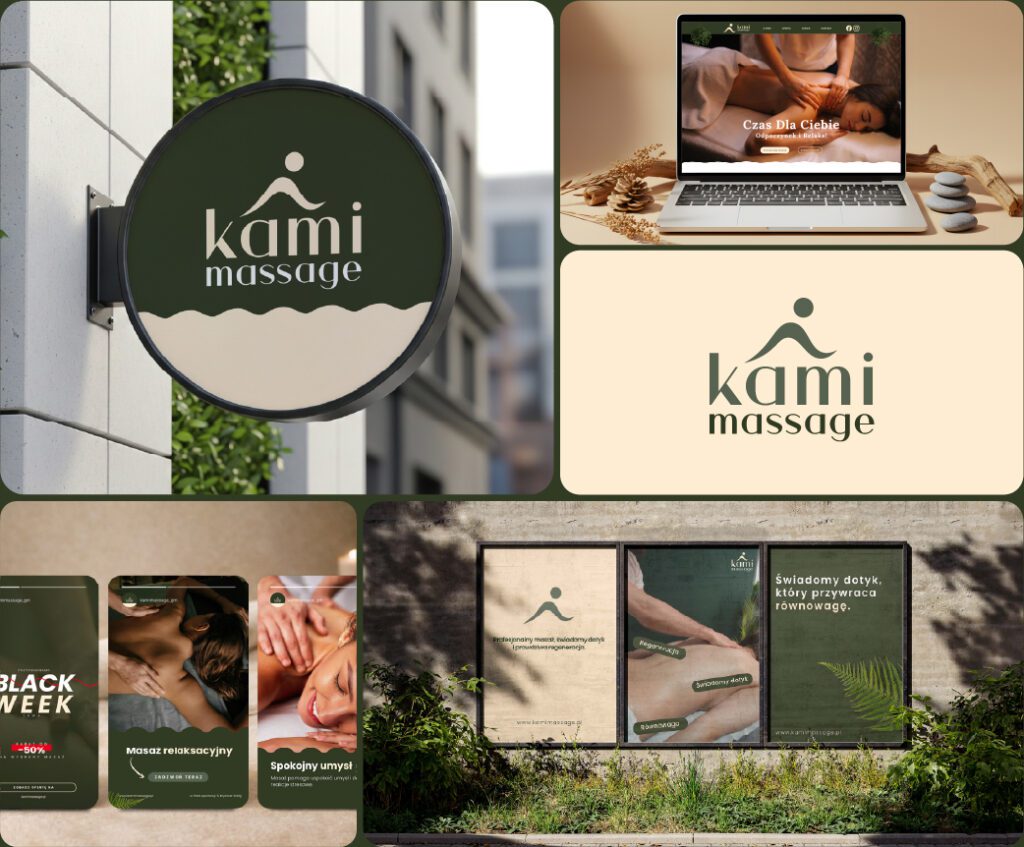 Kami Massage - Branding i strona internetowa